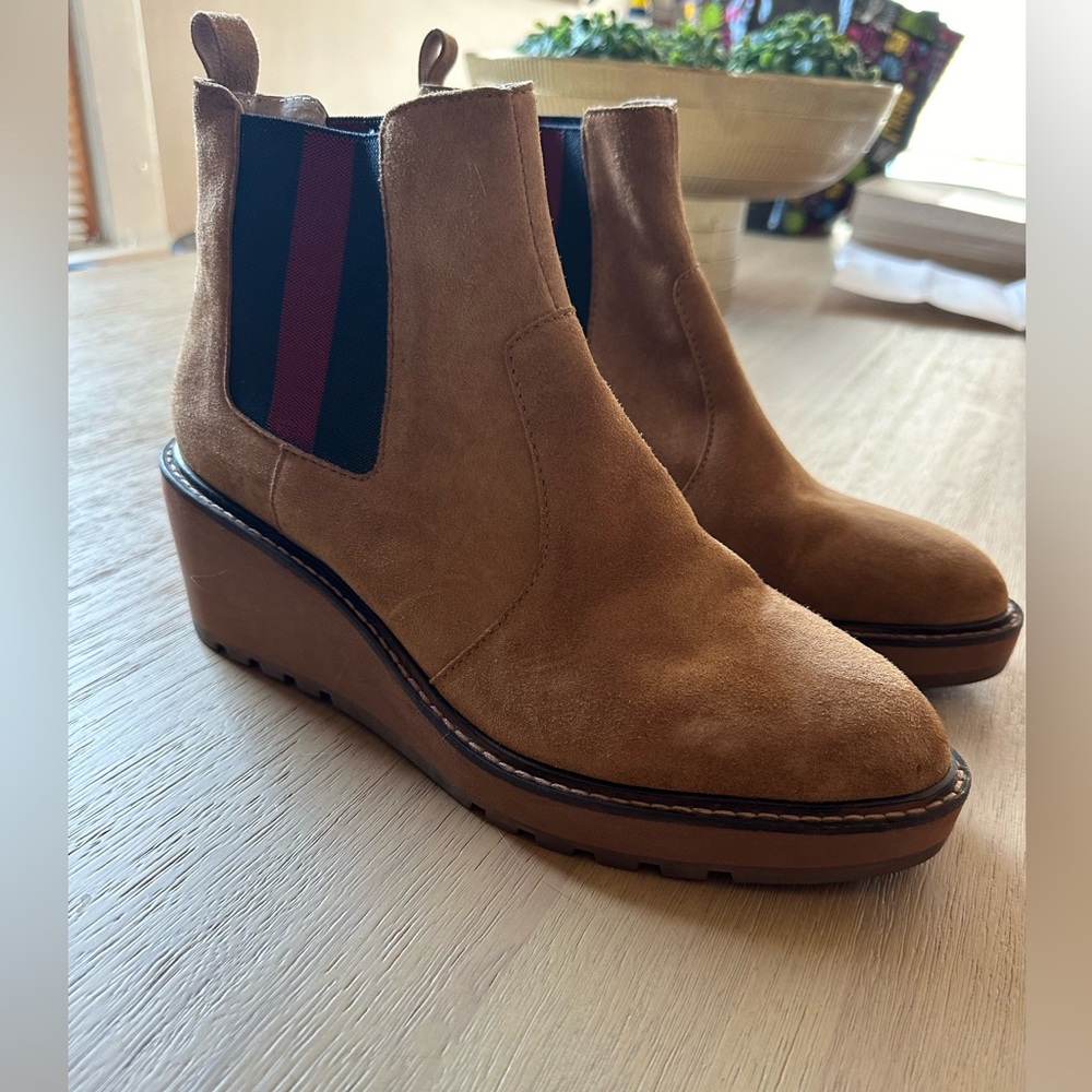 anthropologie // cecilia new york gemma wedge boots